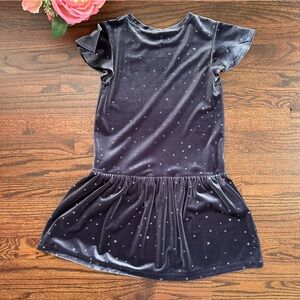 Gap navy blue-grey velour dress, size 8